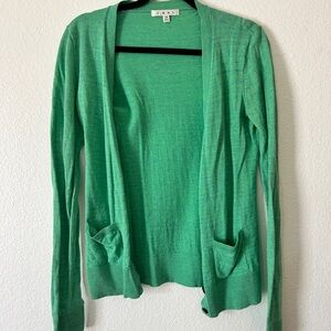 CAbi Green Women's Cardigan Sweater